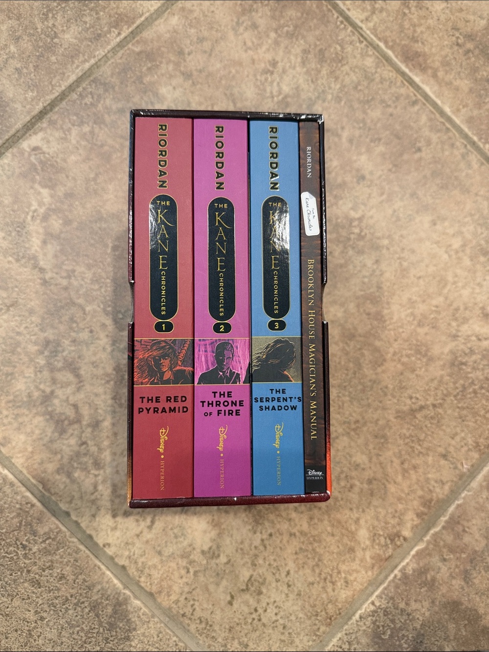 Rick Riordan Kane Chronicles 3-Book Box Set - Red, Pink, Blue